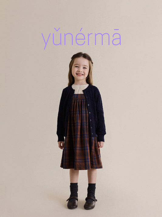 Kids Juniors Cable Knit Cardigan [mh0013973]