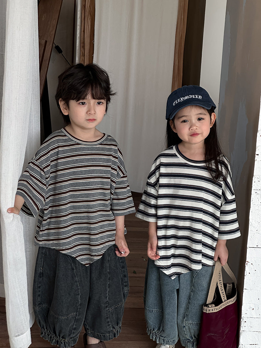 Gentered Pleated Elastic Denim Capris ウォッシュ クロップドパンツ【mh0013464】