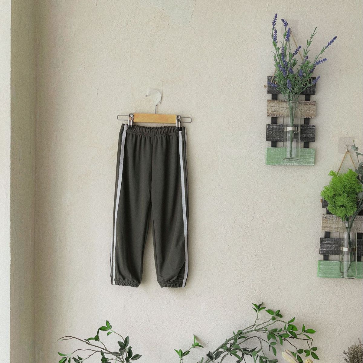 Side Stripe Cotton Sweatpants サイドライン ジョガーパンツ【mh0012636】