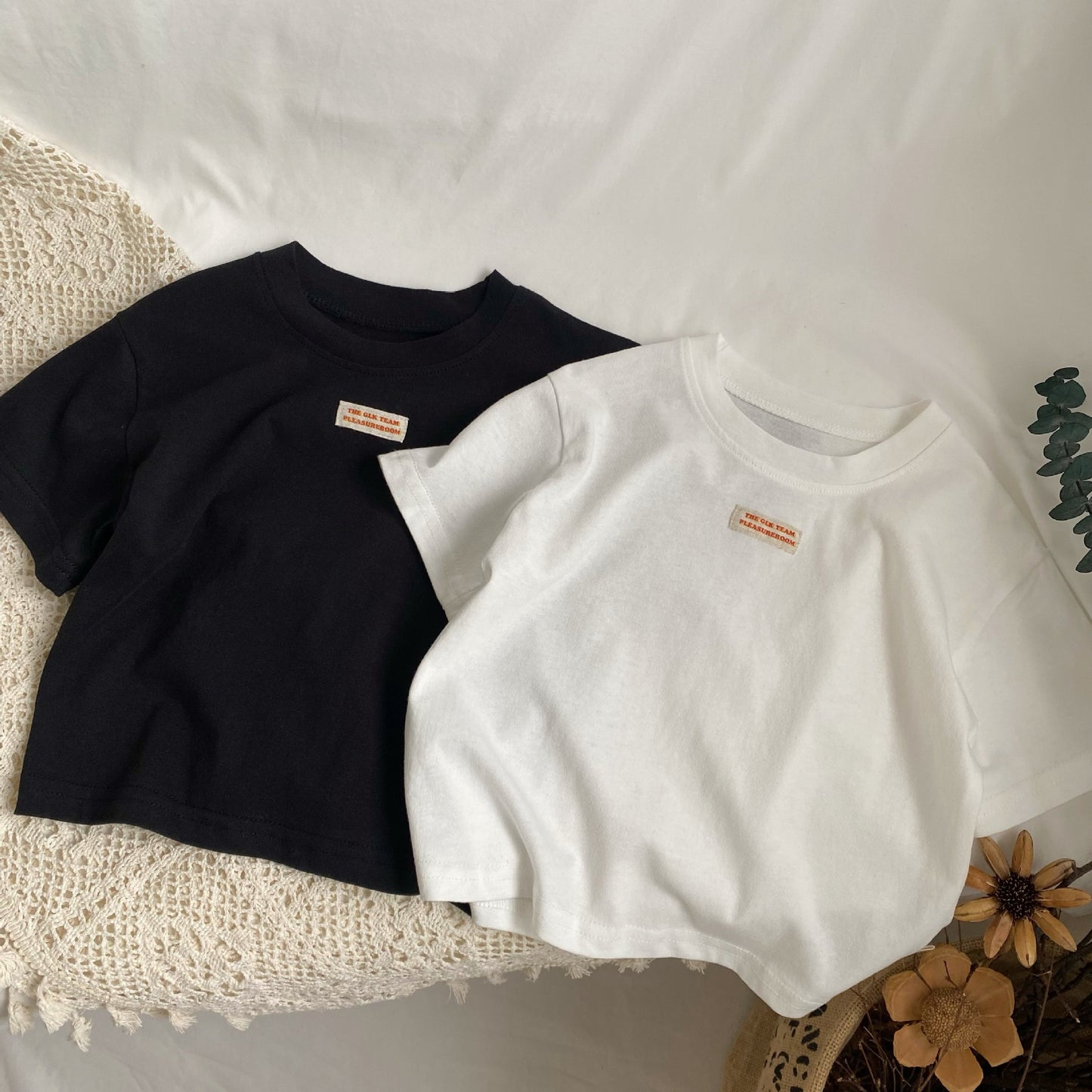 Simple Casual Basic T-shirt シンプル 半袖Tシャツ【mh0013636】