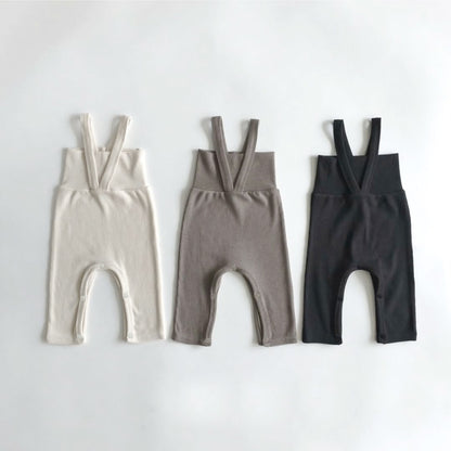 Strap High Waist Baby Jumpsuit ベビー サロペット ロンパース【mh0012497】