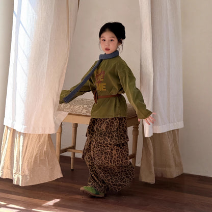 -ハートロゴプリント長袖スウェットTシャツ【mh0010946】 - mamahalo shop - 長袖Tシャツ -  べビー服 - 子供服 - 男の子 - 女の子