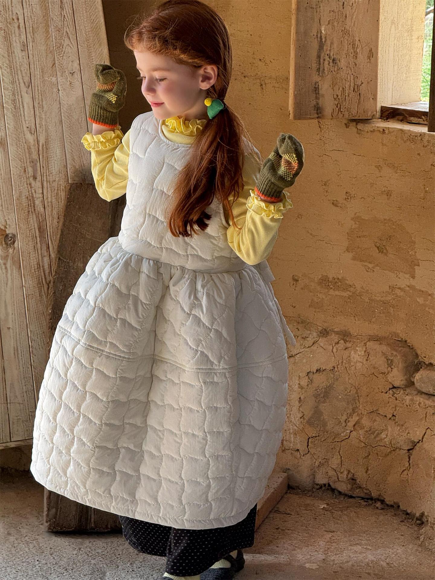 Sleeveless Quilted Dress [mh0011774]