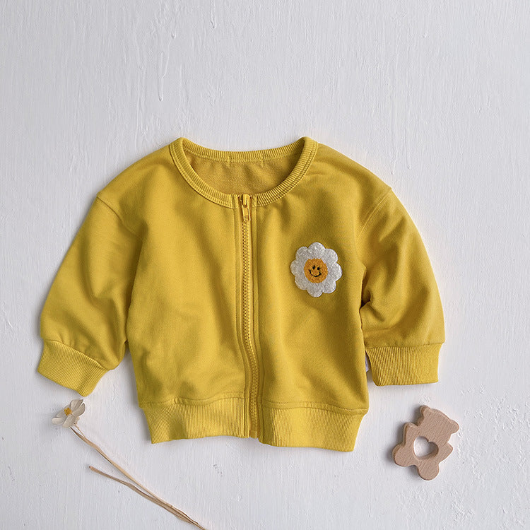 Sunflower Embroidered Cardigan [mh0012668]