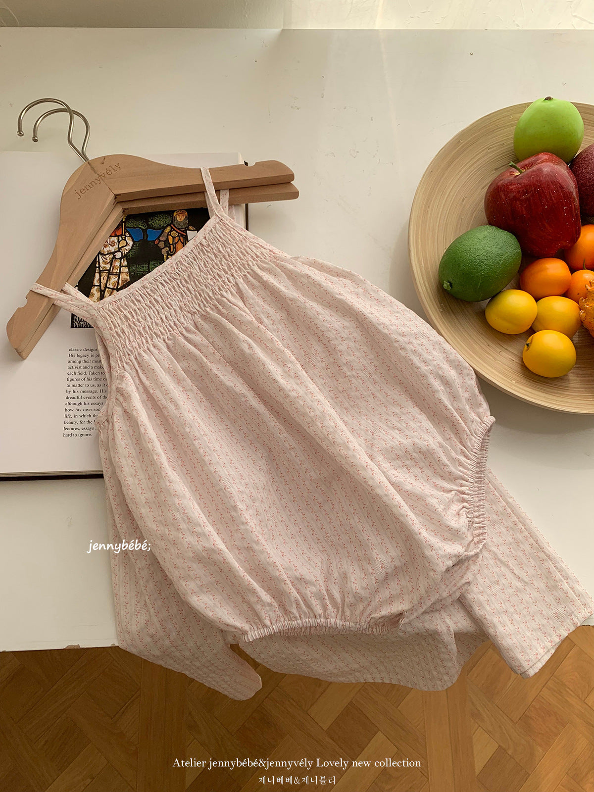 Floral Cotton Camisole Romper 花柄 コットン キャミソール ロンパース【mh0012546】