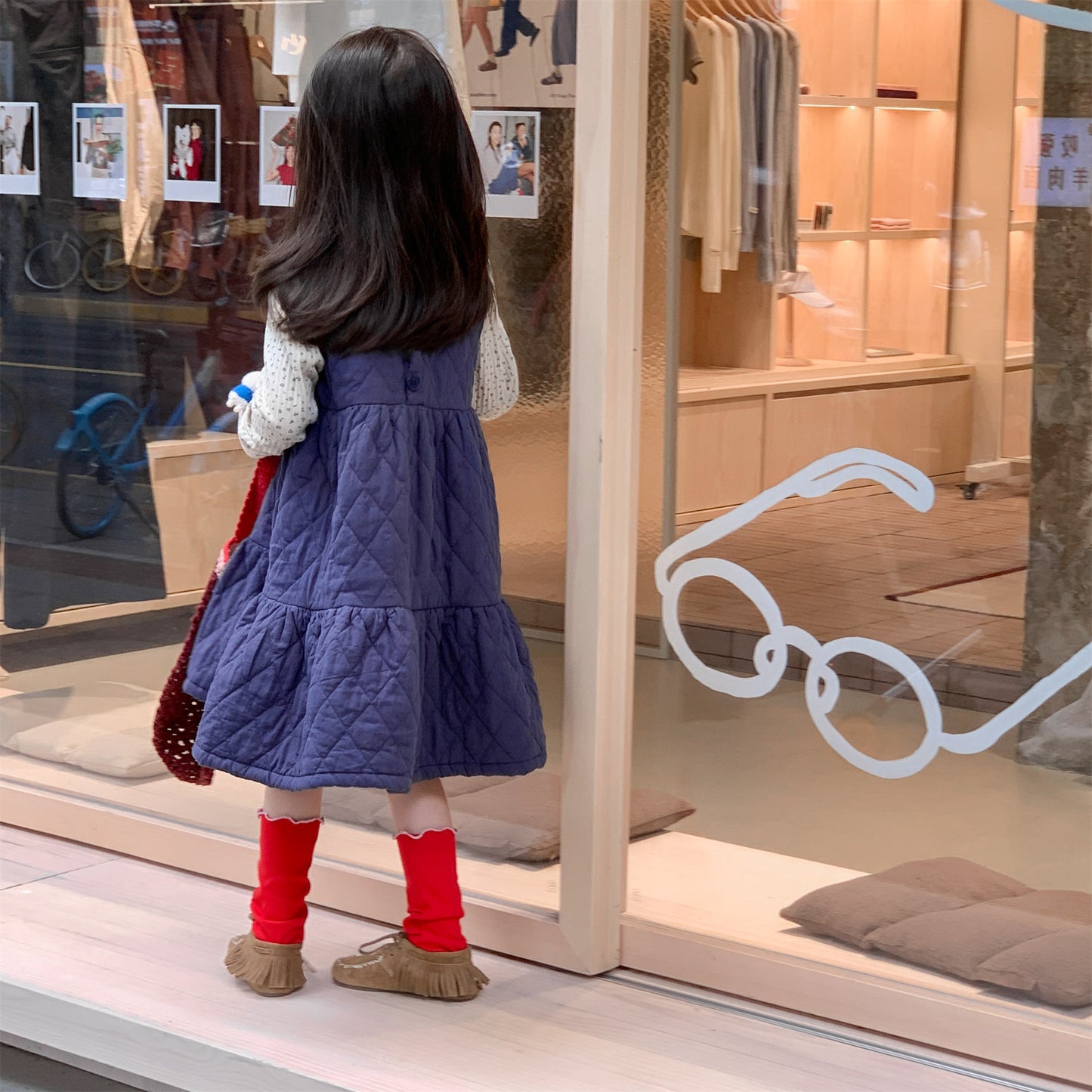 キルティングノースリーブワンピース【mh0010907】