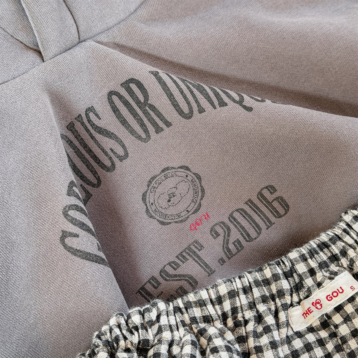 フーディスウェットトレーナー フード付き ロゴプリント パッチワーク【mh0011909】