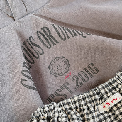 フーディスウェットトレーナー フード付き ロゴプリント パッチワーク【mh0011909】