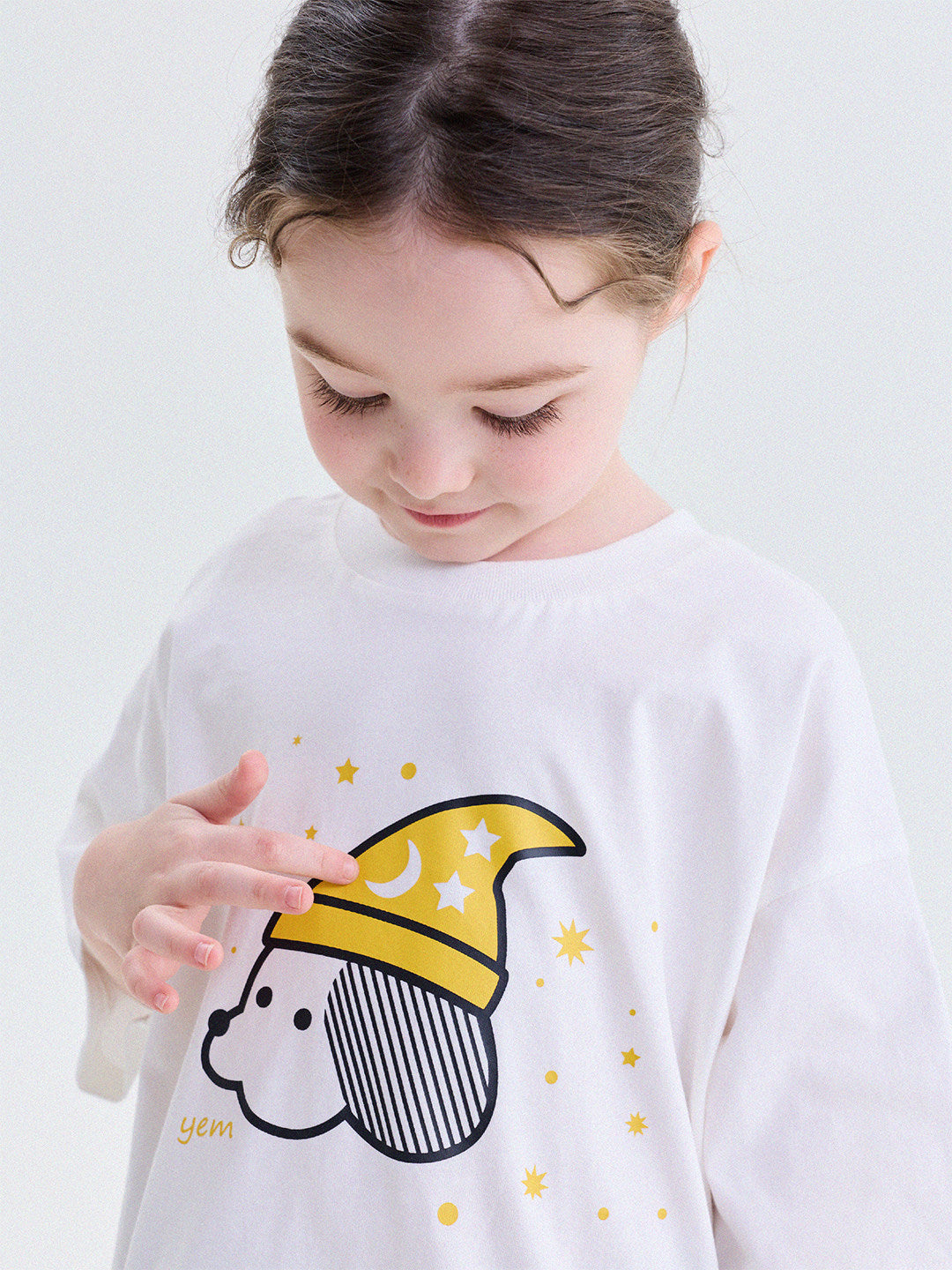 キッズ プリント キャラクター ドロップショルダー 半袖 Tシャツ【mh0013757】