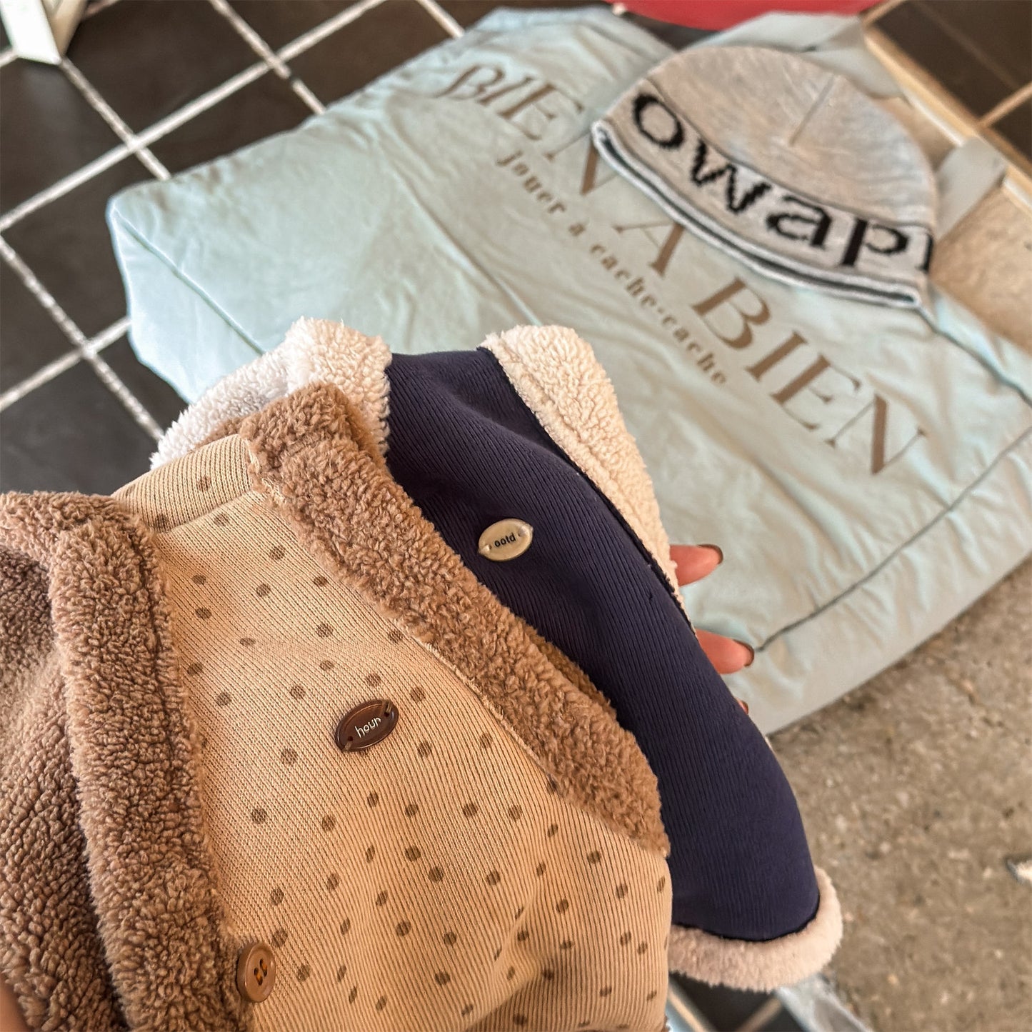 裏ボアセットアップ 2点セット ベスト+ショートパンツ【mh0011906】