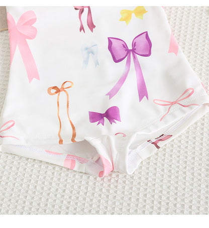 UPF50 Plus Ribbon Ruffled One-piece リボン フリル 水着【mh0012606】