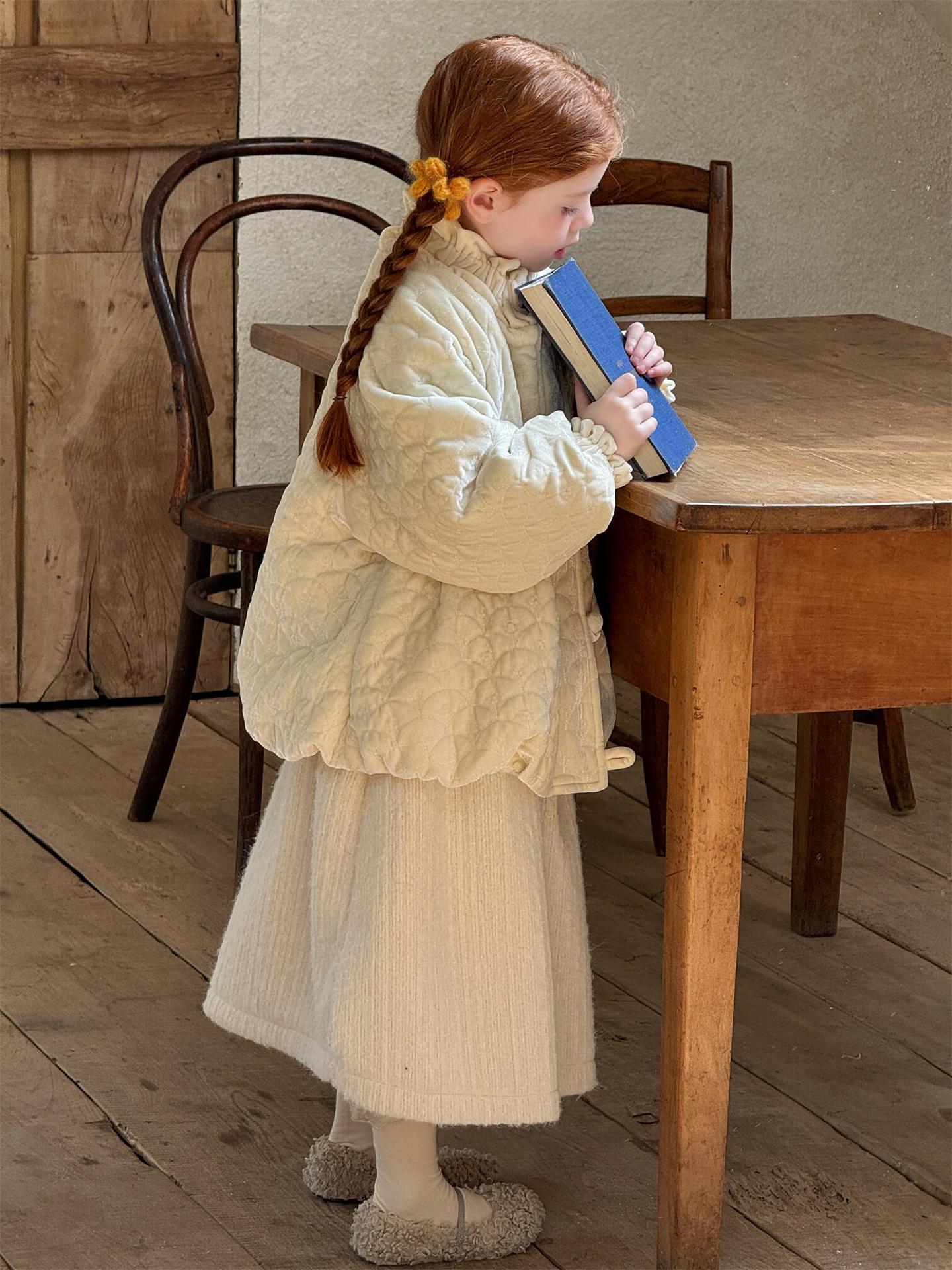 ジャケットコート 刺繍エンボス ガーリーアウター【mh0011764】