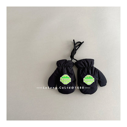 キッズ手袋 ミトン 指なし スキー グローブ【mh0011821】