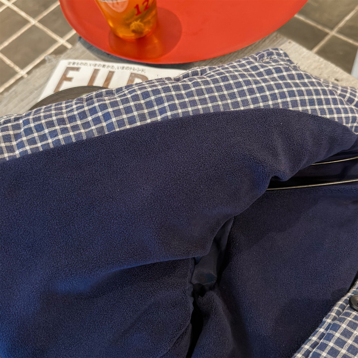 チェック柄ジャケット コート 中綿入り アウター【mh0011901】