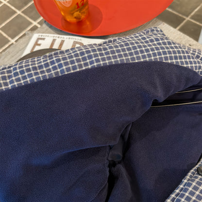 チェック柄ジャケット コート 中綿入り アウター【mh0011901】