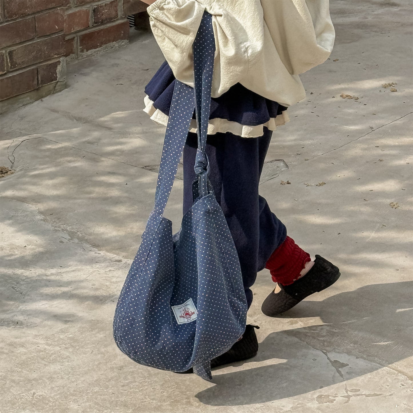 -ビッグフリルスカート付きボアパンツ フリースパンツ【mh0010817】 - mamahalo shop - ロングパンツ・スウェットパンツ -  べビー服 - 子供服 - 男の子 - 女の子