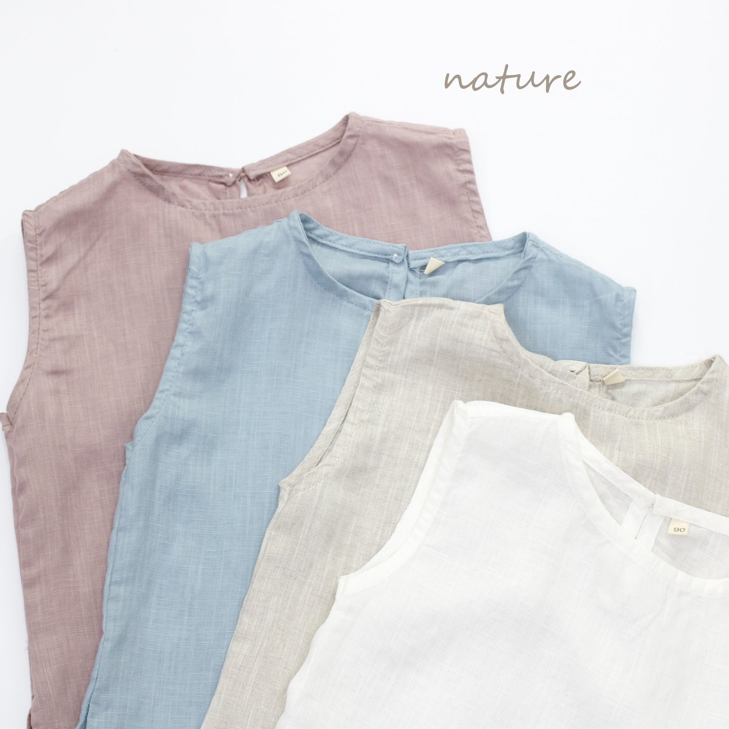 Pure Sleeveless Lyocell Top 無地 ノースリーブトップス【mh0013627】