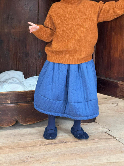 キルトスカート キルティング ミモレ丈【mh0011775】