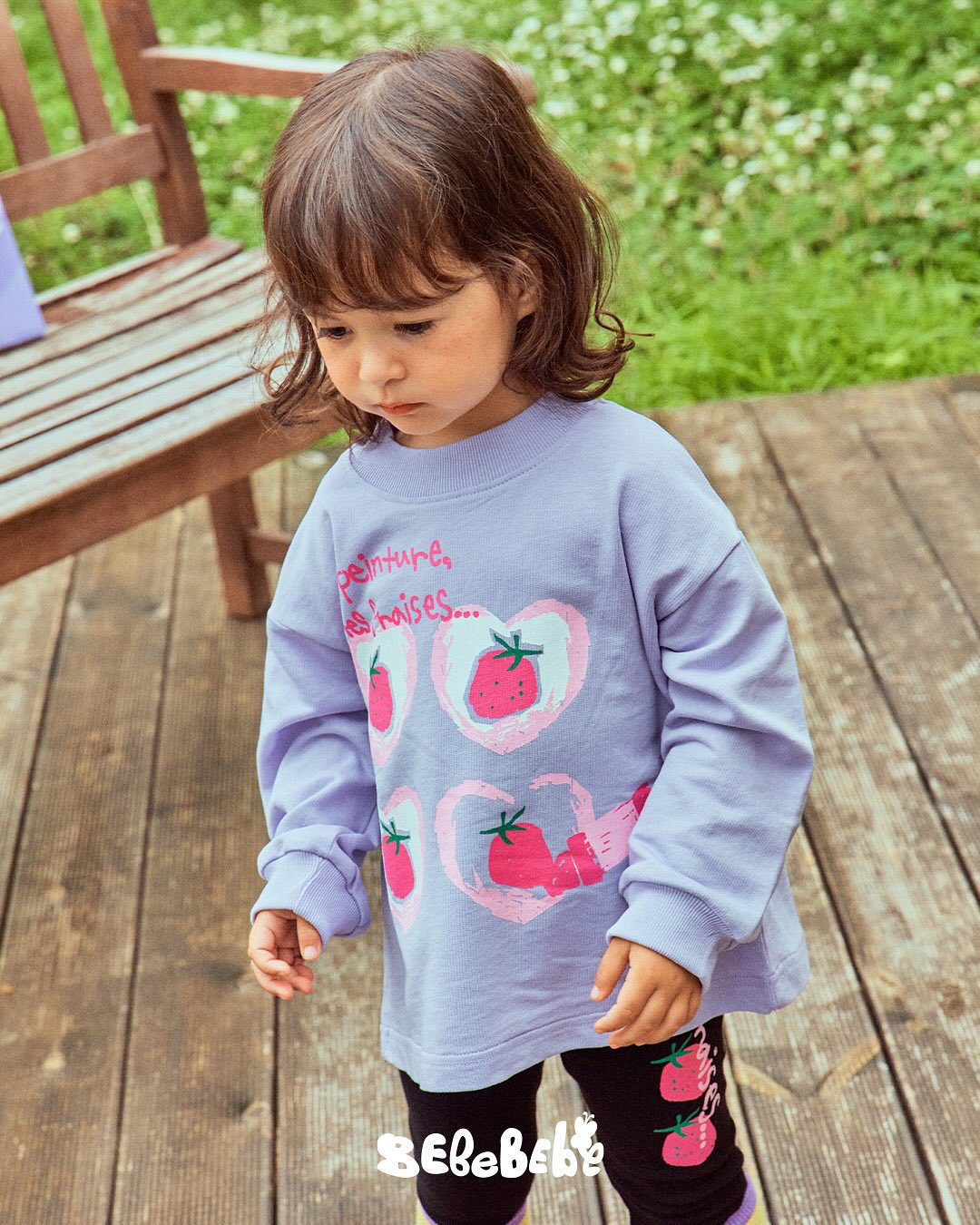 -いちごプリント長袖トップス/フリルレギンス/フリルワンピース/ノースリーブプリーツワンピース【mh0010988】 - mamahalo shop - ノースリーブワンピース -  べビー服 - 子供服 - 男の子 - 女の子