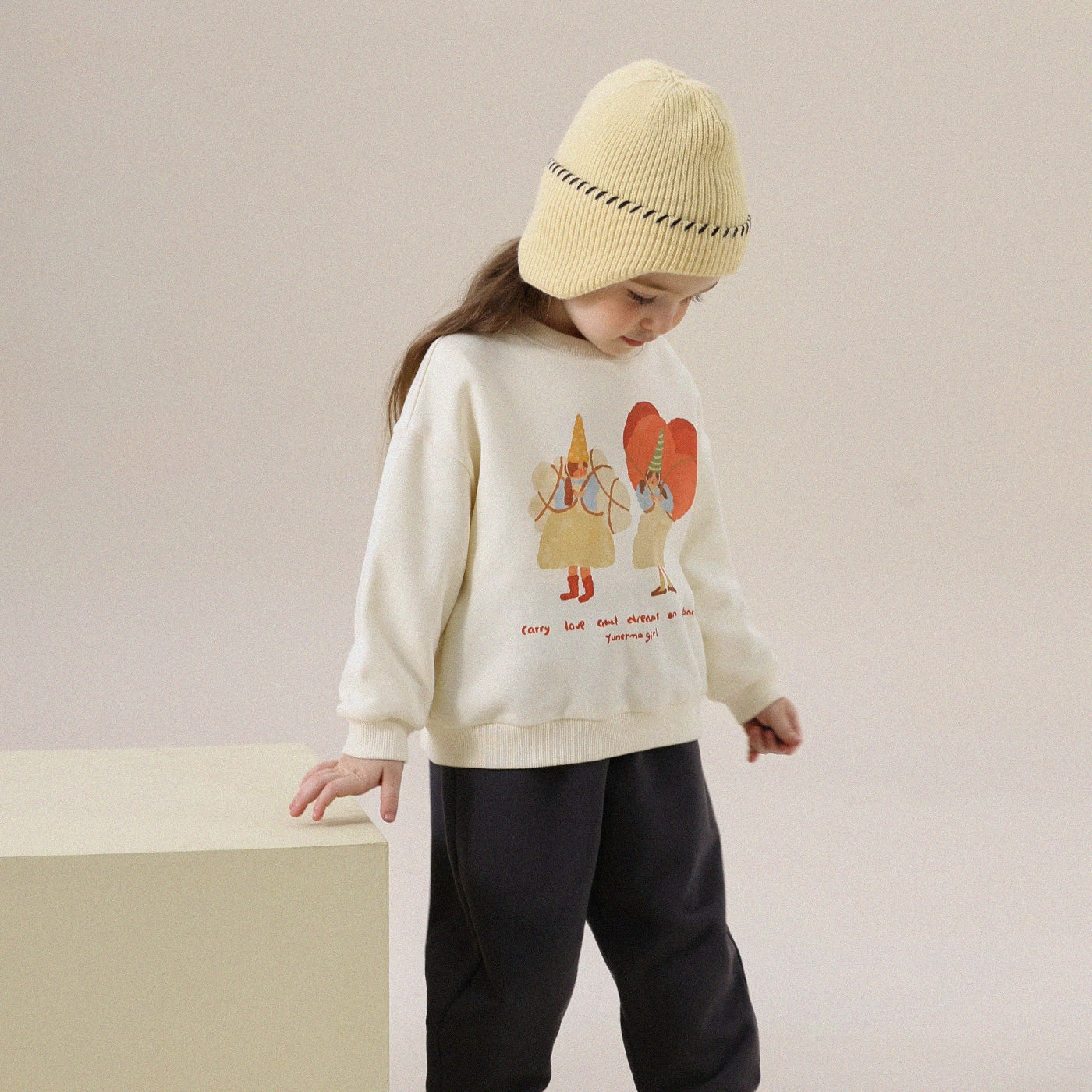 -アニマルプリント長袖スウェットトレーナー【mh0011297】 - mamahalo shop - トレーナー・フーディ -  べビー服 - 子供服 - 男の子 - 女の子