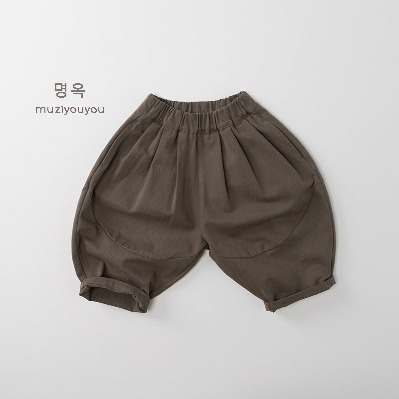 -シンプルバルーンルーズロングパンツ【mh0010881】 - mamahalo shop - ロングパンツ・スウェットパンツ -  べビー服 - 子供服 - 男の子 - 女の子