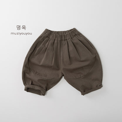 -シンプルバルーンルーズロングパンツ【mh0010881】 - mamahalo shop - ロングパンツ・スウェットパンツ -  べビー服 - 子供服 - 男の子 - 女の子