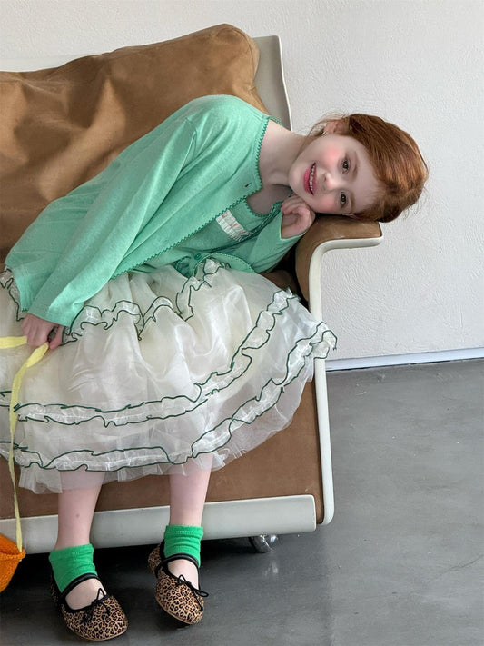 Sheer Cardigan Tank Top Set [mh0012870]