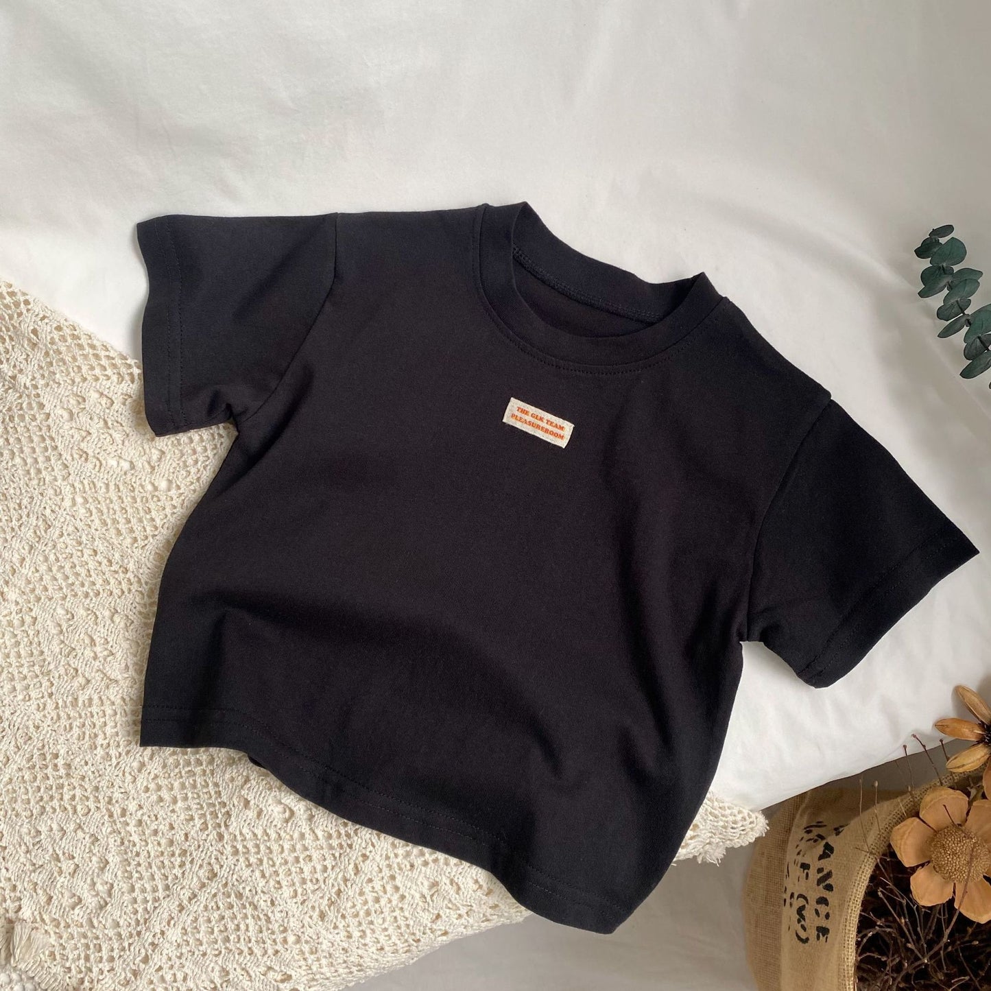 Simple Casual Basic T-shirt シンプル 半袖Tシャツ【mh0013636】