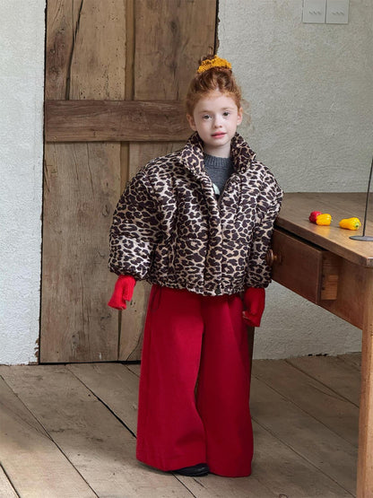 レオパードブルゾン バッファージャケット ショート丈コート【mh0011739】