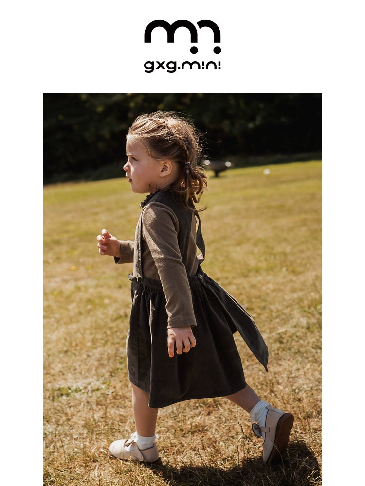 -ノースリーブワンピース コーデュロイ Aライン ジャンパースカート 丸首【mh0011319】 - mamahalo shop - ノースリーブワンピース -  べビー服 - 子供服 - 男の子 - 女の子