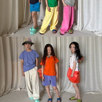 yummy&rocky | Cotton Velvet Straight Pants ベロア ストレートパンツ ショートパンツ【mh0020164】