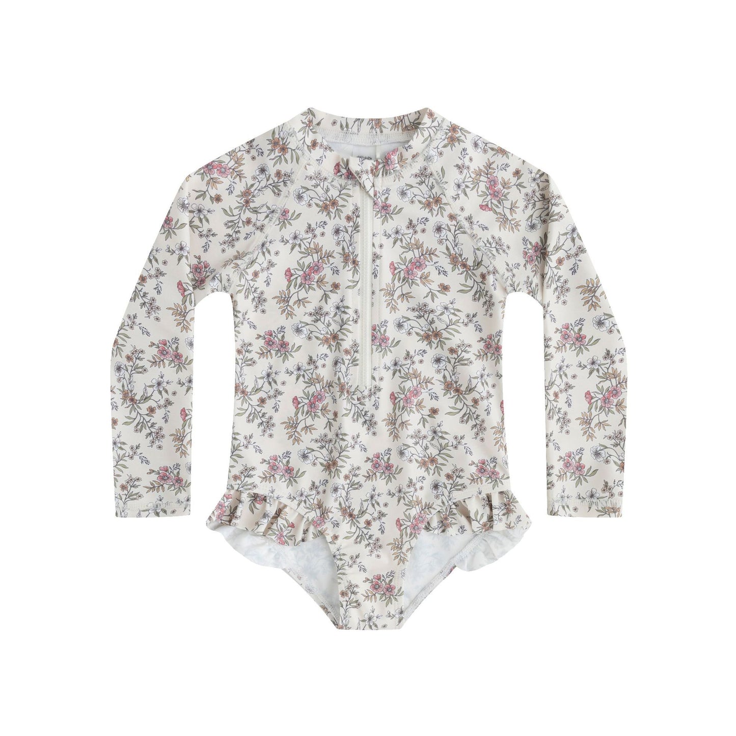 UPF50 Plus Floral Long Sleeve Swimsuit 花柄 長袖 水着【mh0012584】