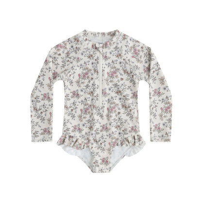 UPF50 Plus Floral Long Sleeve Swimsuit 花柄 長袖 水着【mh0012584】