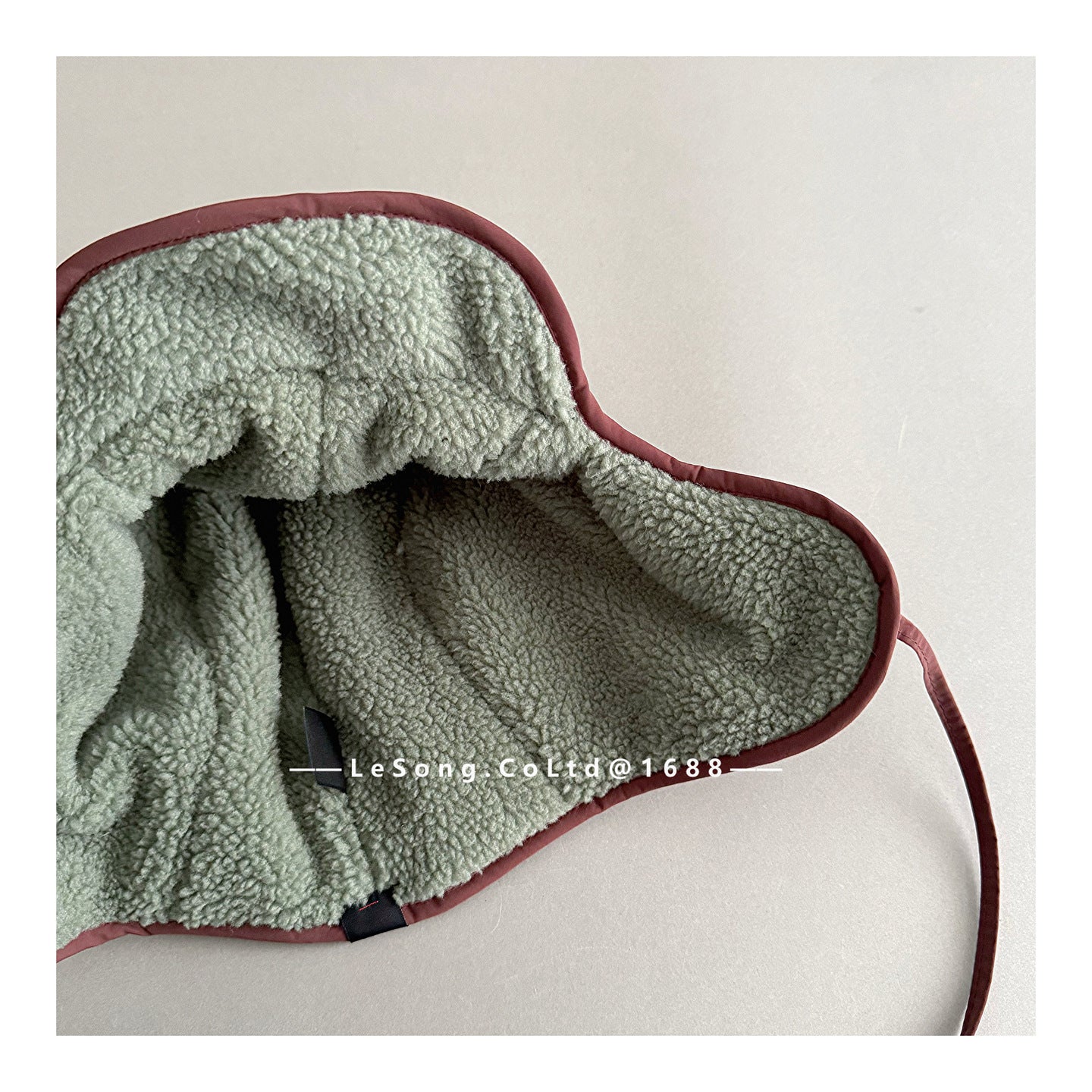 キッズ帽子 裏フリース 耳当て付き カラーブロック フライトキャップ【mh0011837】