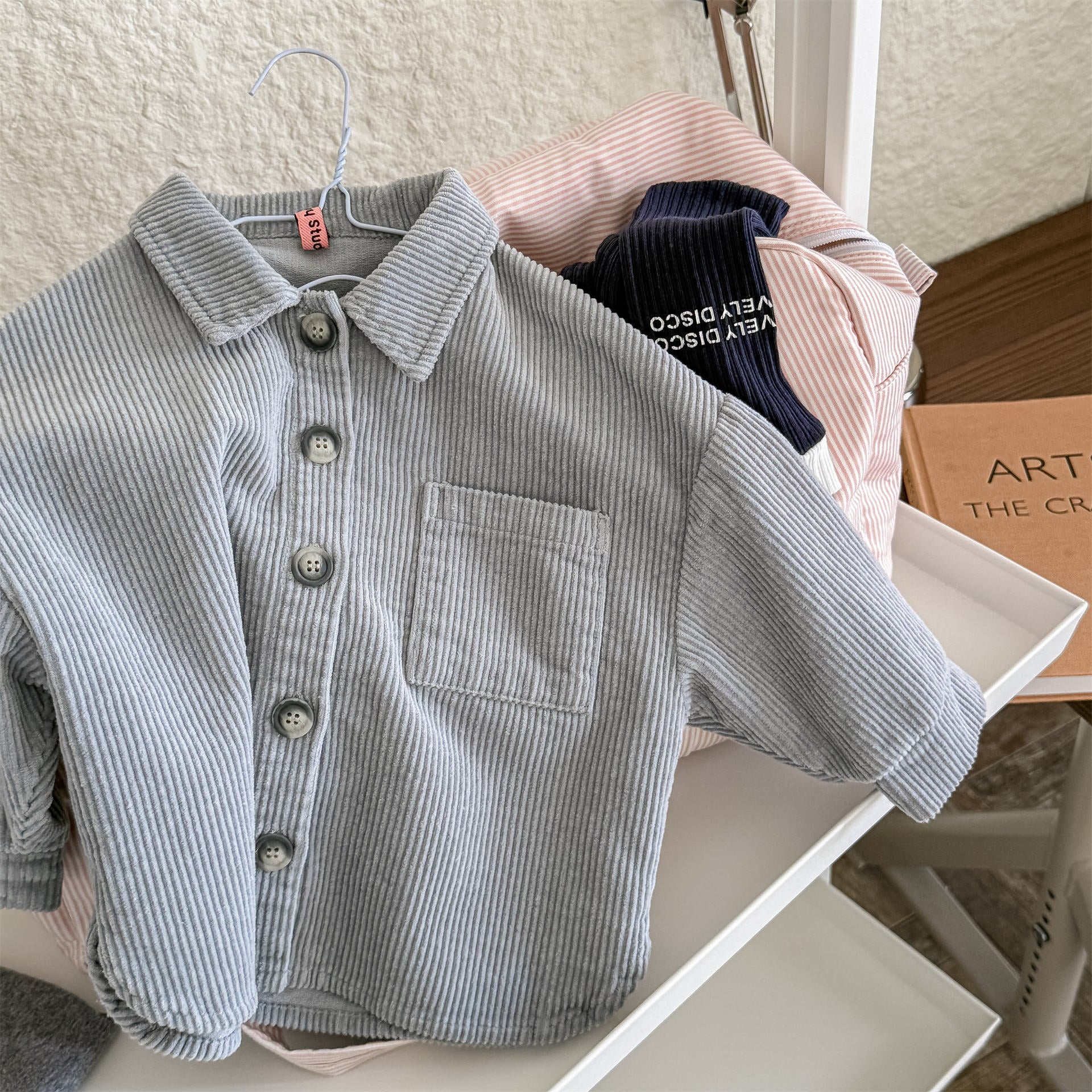 -コーデュロイシャツジャケット シャツコート【mh0010804】 - mamahalo shop - 長袖シャツ・ブラウス -  べビー服 - 子供服 - 男の子 - 女の子