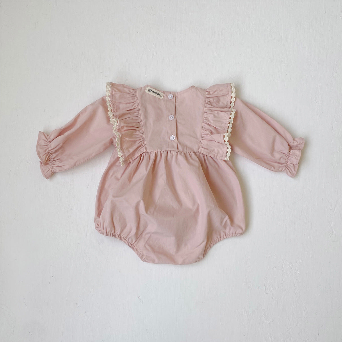 Baby Ruffle Collar Long Sleeve Romper [mh0013882]