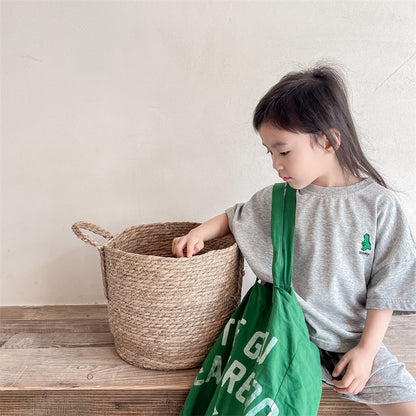 Kids Dinosaur One-Point Short-Sleeve T-Shirt & Shorts Set [mh0000881]