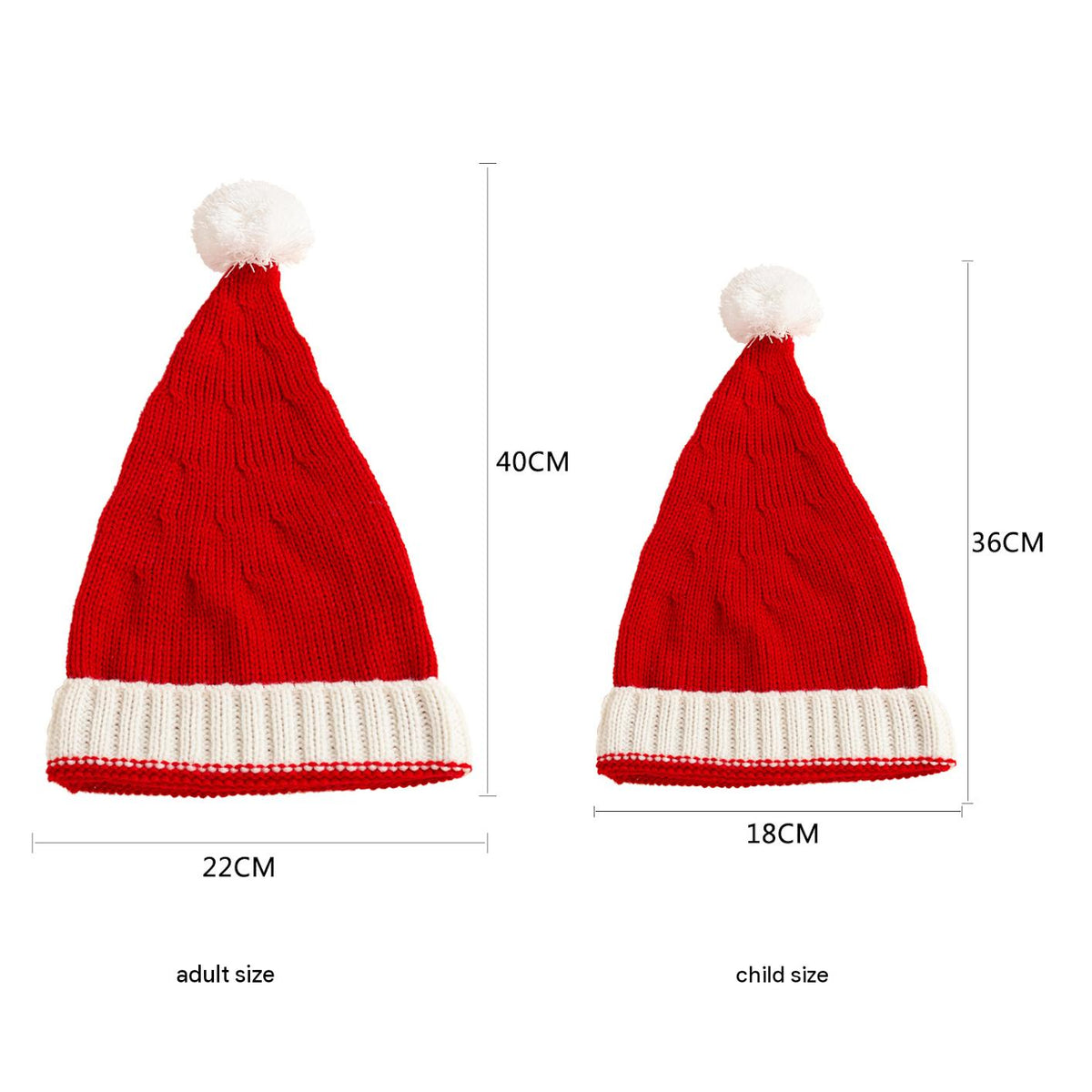 Baby Kids Knit Santa Pom-pom Hat Knit Cap 【mh0000889】