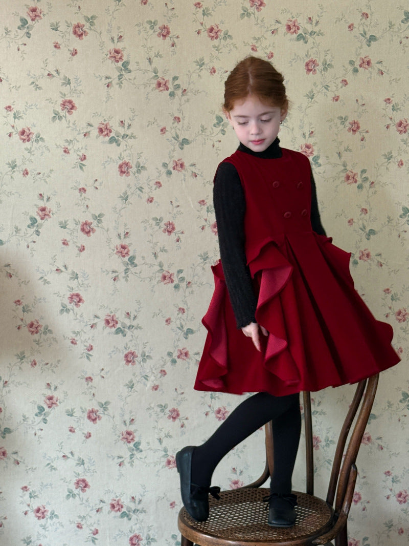 長袖ハイネックセーター フェイクミンクフリース インナートップス【mh0011898】