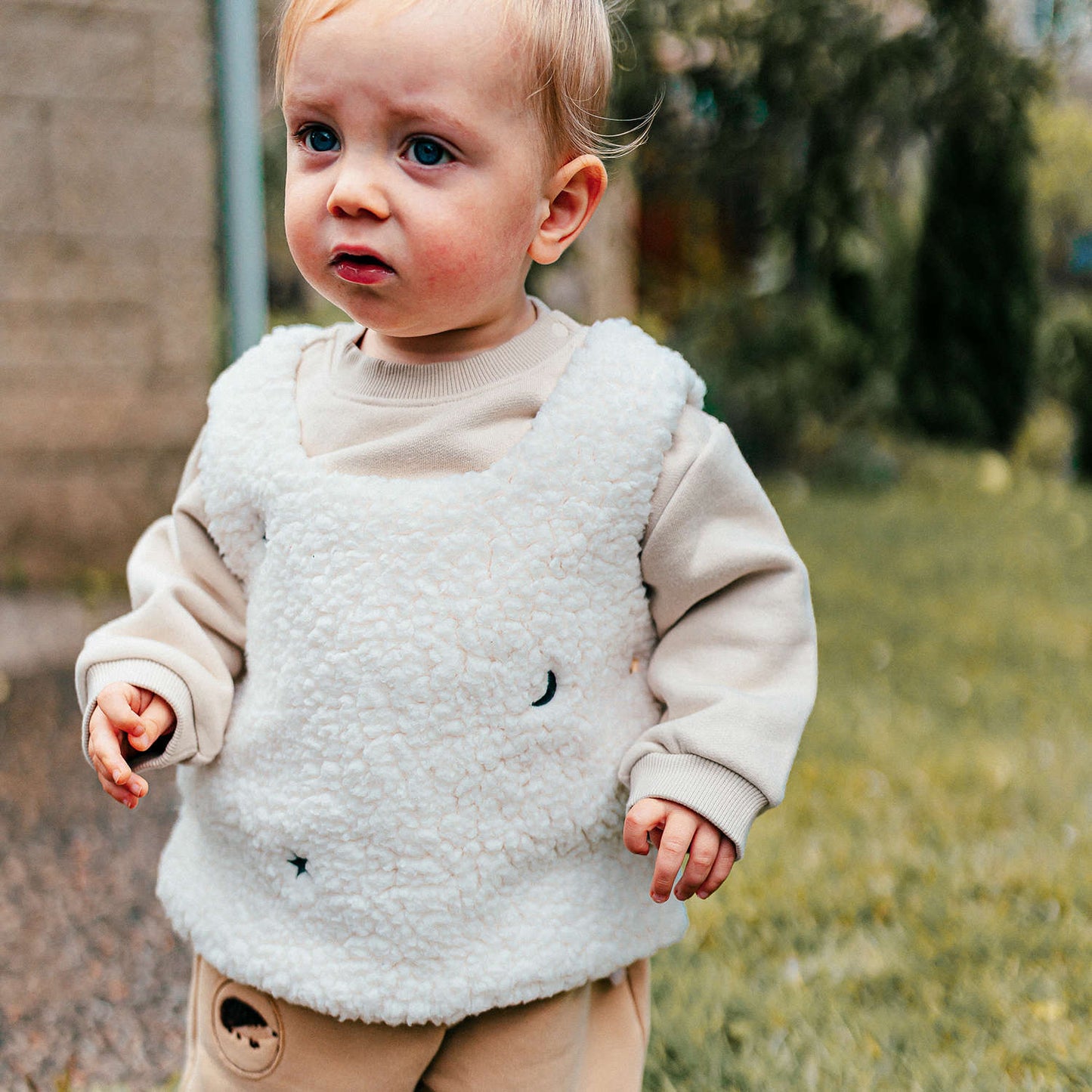 ベスト ボア素材 ノースリーブ プルオーバー アウター ベスト【mh0011645】