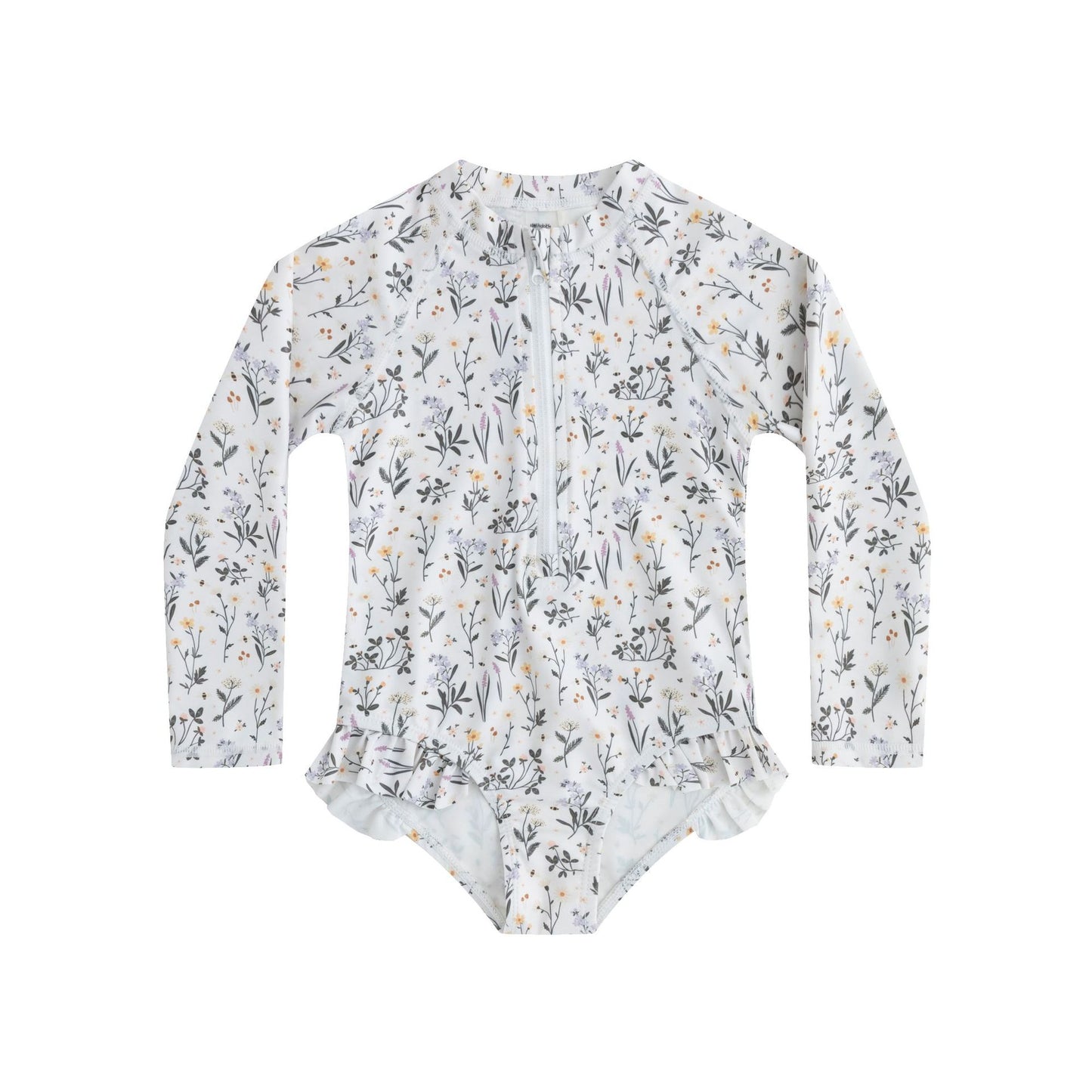 UPF50 Plus Floral Long Sleeve Swimsuit 花柄 長袖 水着【mh0012584】