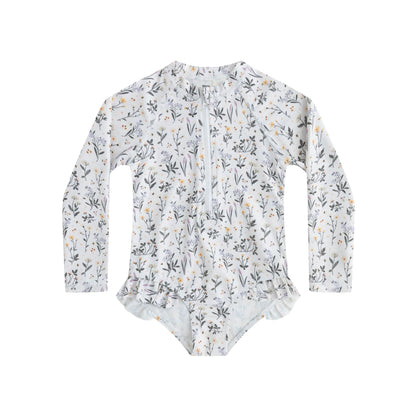 UPF50 Plus Floral Long Sleeve Swimsuit 花柄 長袖 水着【mh0012584】