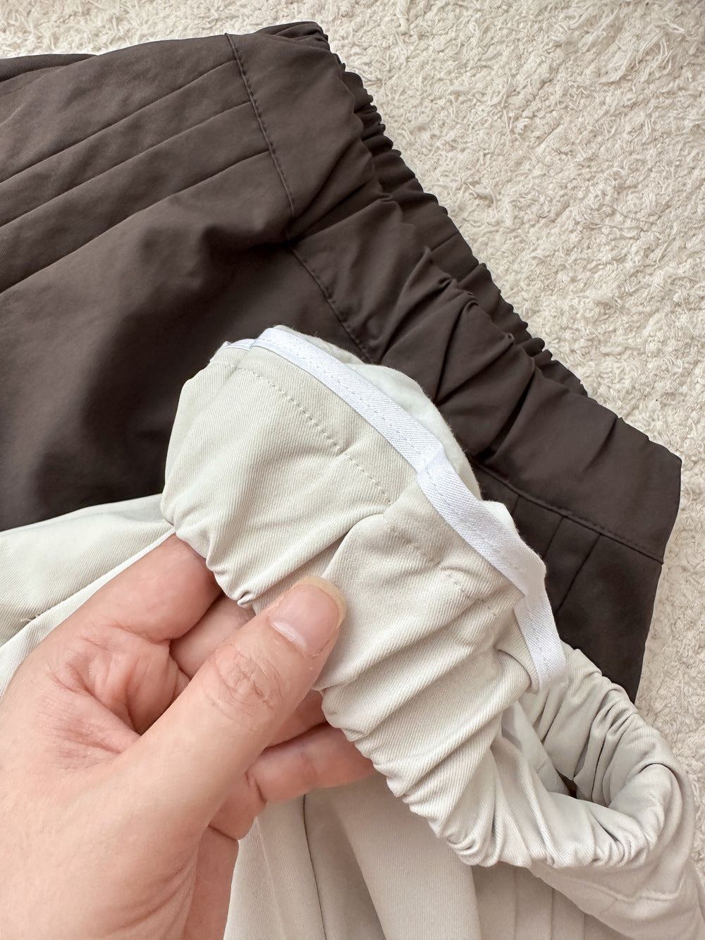 -ピンタック切り替えワイドガウチョパンツ【mh0010772】 - mamahalo shop - ロングパンツ・スウェットパンツ -  べビー服 - 子供服 - 男の子 - 女の子