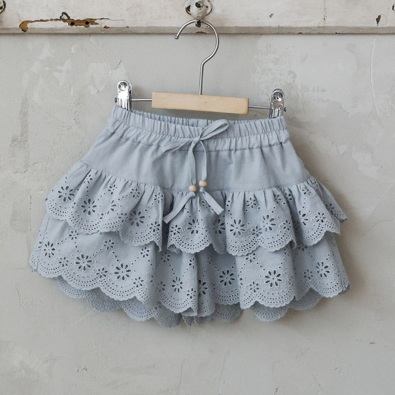 Lace Embroidered Shorts 刺繍 レースショートパンツ【mh0012979】