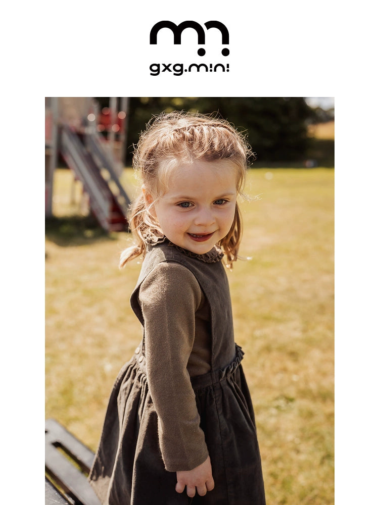 -ノースリーブワンピース コーデュロイ Aライン ジャンパースカート 丸首【mh0011319】 - mamahalo shop - ノースリーブワンピース -  べビー服 - 子供服 - 男の子 - 女の子