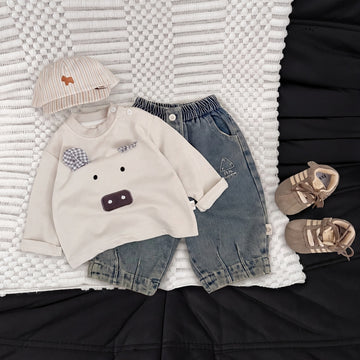 Baby Kids Animal Print Long Sleeve T-Shirt [mh0014002]