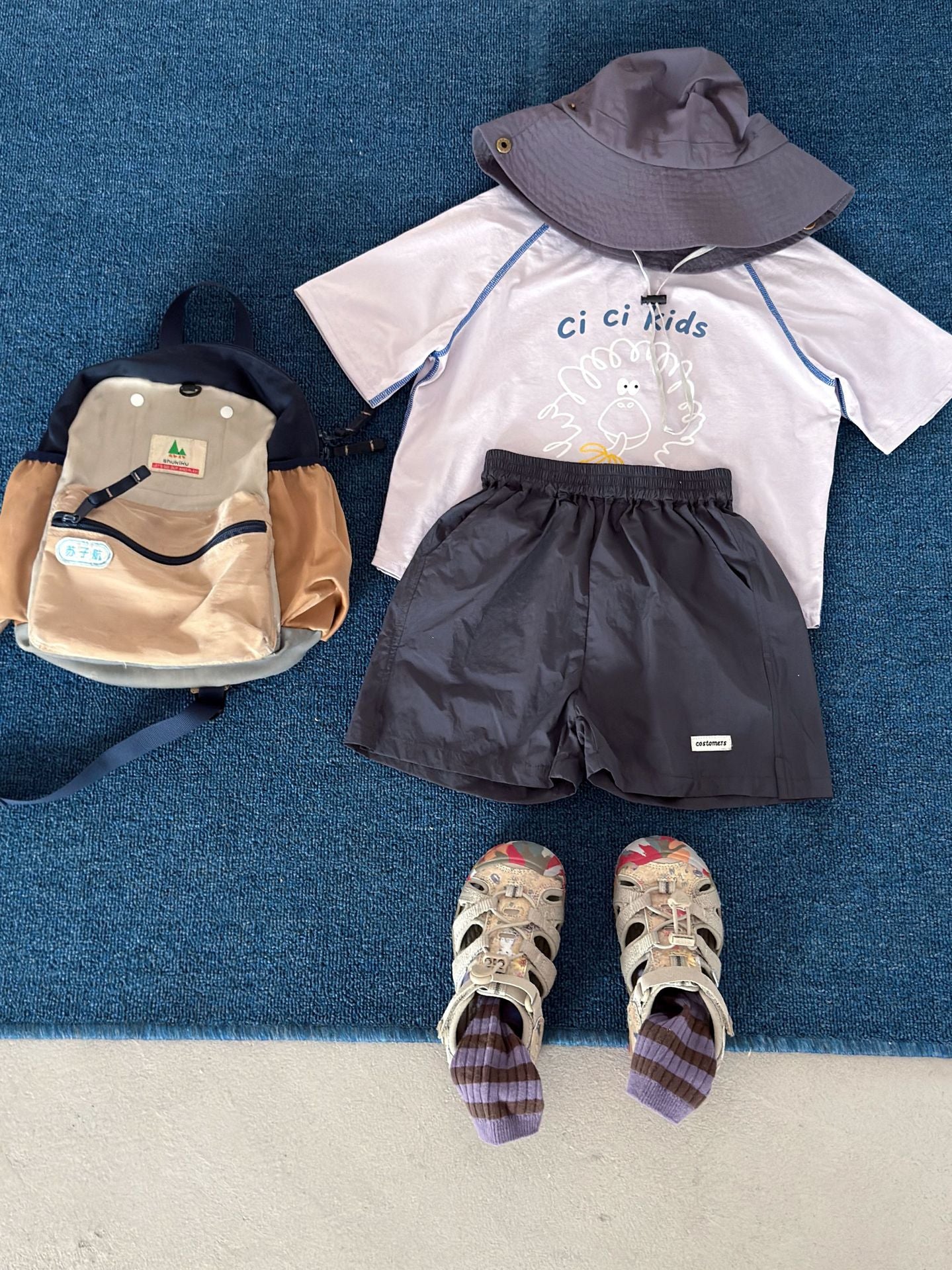 Outdoor Quick-dry Block Shorts スポーツ ハーフパンツ【mh0013312】