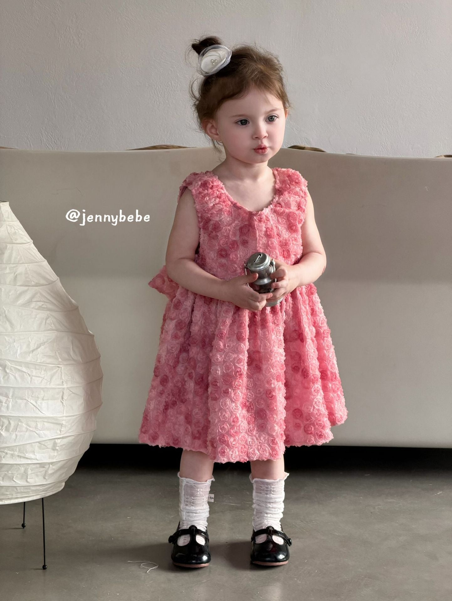 Rose Mesh Sleeveless Princess Dress 立体 ローズ チュール ワンピース【mh0012544】