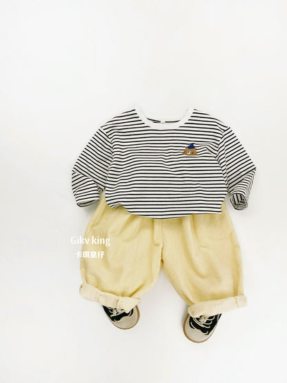 Corduroy Wide Leg Bloomers [mh0012572]