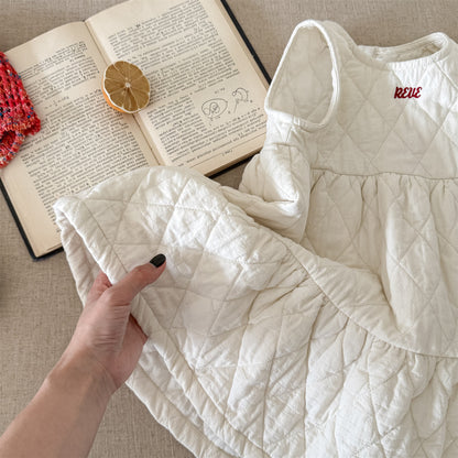 キルティングノースリーブワンピース【mh0010907】